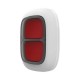 Бездротова екстрена кнопка Ajax DoubleButton (8EU) ASP white з захистом від випадкових натискань