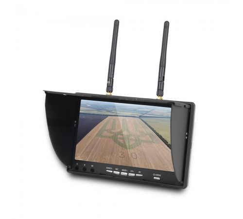 Монітор FPV LCD 7 дюймів із вбудованим приймачем 5.8 GHz для квадрокоптера Монітор FPV LCD 7 дюймів із вбудованим приймачем 5.8 GHz для квадрокоптера