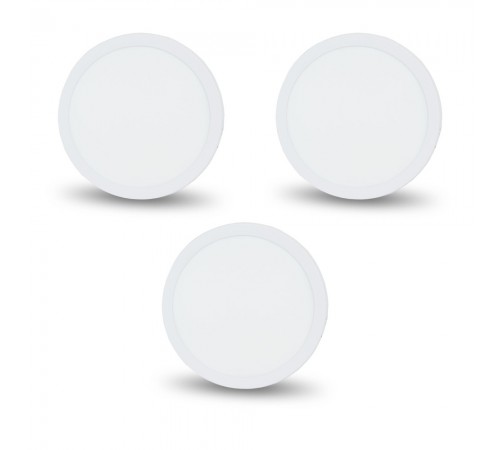 Комплект із 3-х світильників світлодіодних LIGHTWELL LW-R-SFR-12 12 W коло, накладний Комплект із 3-х світильників світлодіодних LIGHTWELL LW-R-SFR-12 12 W коло, накладний