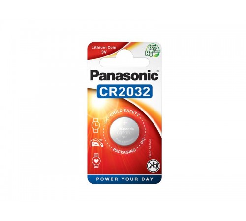 Батарейка Panasonic літієва CR2032 блістер, 1 шт. Батарейка Panasonic літієва CR2032 блістер, 1 шт.