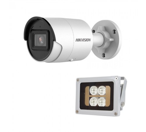 Комплект: IP-відеокамера 4 Мп Hikvision DS-2CD2043G2-I (2.8 мм) AcuSense з відеоаналітикою + ІЧ-прожектор Lightwell LW4-40IR60-12 Комплект: IP-відеокамера 4 Мп Hikvision DS-2CD2043G2-I (2.8 мм) AcuSense з відеоаналітикою + ІЧ-прожектор Lightwell LW4-40IR60-12