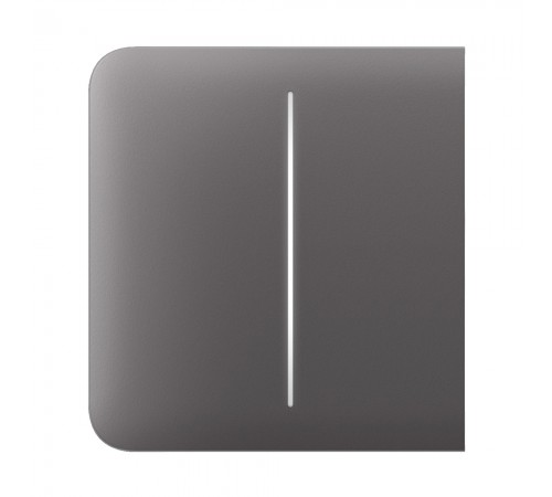 Кнопка Ajax SideButton (2-gang) grey для двоклавішного вимикача Кнопка Ajax SideButton (2-gang) grey для двоклавішного вимикача
