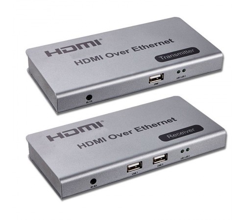 KVM-подовжувач ATIS HDMI/USB +IR по Ethernet до 120 м (1080p) KVM-подовжувач ATIS HDMI/USB +IR по Ethernet до 120 м (1080p)
