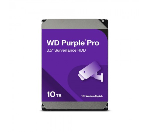 Жорсткий диск 10TB Western Digital WD Purple Pro WD102PURP для відеоспостереження з AI Жорсткий диск 10TB Western Digital WD Purple Pro WD102PURP для відеоспостереження з AI