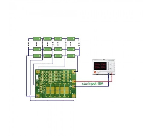 Плата захисту ATIS OKY3399-3 (BMS 4S 40A Li-ion)