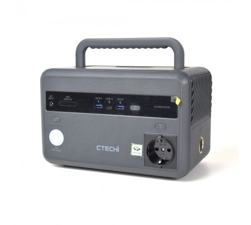 Зарядна станція CTECHi PPS-GT600 потужністю 600Вт / 384Вт·год Зарядна станція CTECHi PPS-GT600 потужністю 600Вт / 384Вт·год