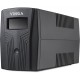 Джерело безперебійного живлення Vinga VPC-800P 800ВА / 480 Вт з LCD-дисплеєм у пластиковому корпусі