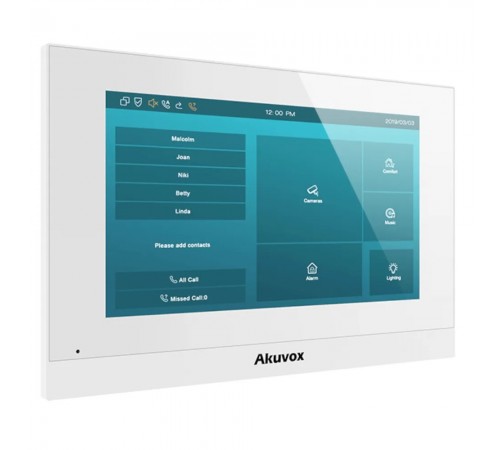 IP-відеодомофон з Wi-Fi 7" Akuvox C313WE white IP-відеодомофон з Wi-Fi 7" Akuvox C313WE white