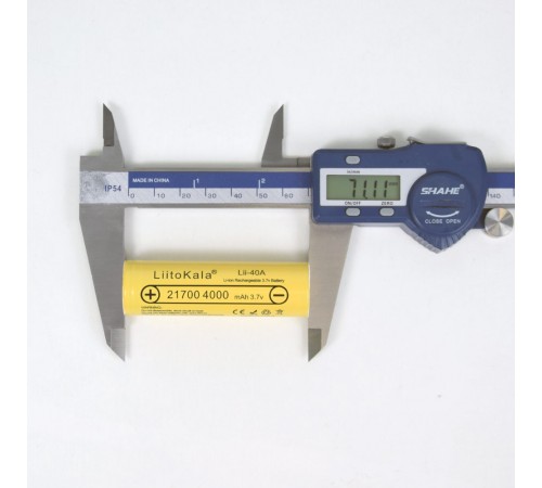 Акумулятор LiitoKala 21700 Lii-40A 3.7В 4000мА·год Li-ion Акумулятор LiitoKala 21700 Lii-40A 3.7В 4000мА·год Li-ion