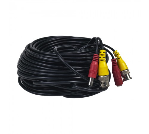 Кабель BNC-рower cable A 20 м (BNC+DC/BNC+DC) для передавання відеосигналу та живлення Кабель BNC-рower cable A 20 м (BNC+DC/BNC+DC) для передавання відеосигналу та живлення