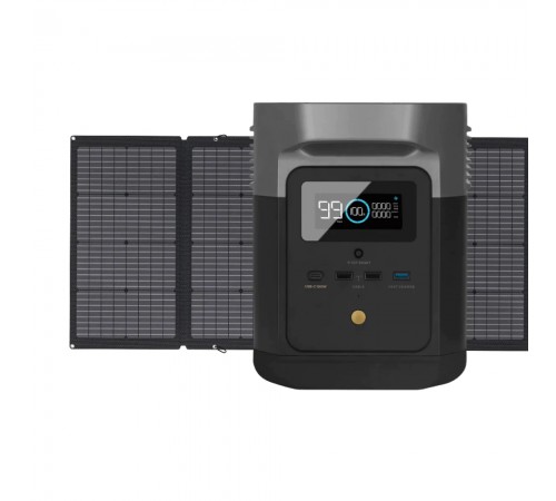 Комплект EcoFlow DELTA Mini + 220W Solar Panel зарядна станція та сонячна панель Комплект EcoFlow DELTA Mini + 220W Solar Panel зарядна станція та сонячна панель