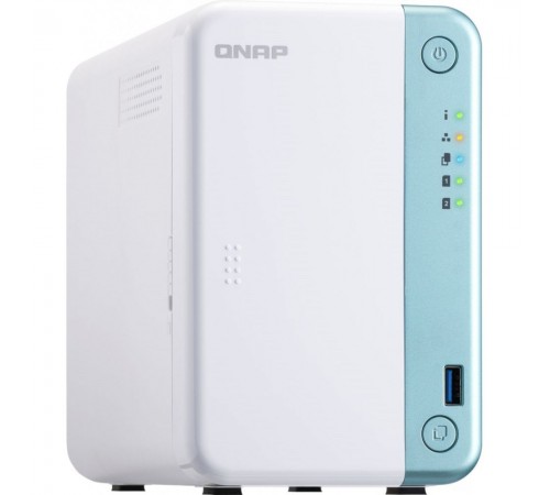 Система зберігання даних QNAP TS-251D-4G з 2 відсіками для дисків, 4GB RAM, настільне виконання Система зберігання даних QNAP TS-251D-4G з 2 відсіками для дисків, 4GB RAM, настільне виконання