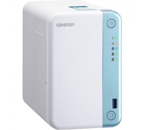 Система зберігання даних QNAP TS-251D-2G з 2 відсіками для дисків, 2GB RAM, настільне виконання Система зберігання даних QNAP TS-251D-2G з 2 відсіками для дисків, 2GB RAM, настільне виконання