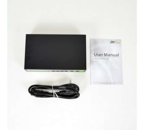 PoE-комутатор ZKTeco ZK-PoE42N-55W з 4 портами PoE PoE-комутатор ZKTeco ZK-PoE42N-55W з 4 портами PoE