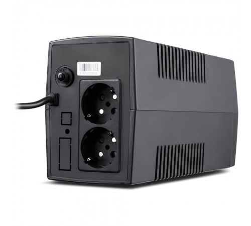 Джерело безперебійного живлення Vinga VPC-800P 800ВА / 480 Вт з LCD-дисплеєм у пластиковому корпусі Джерело безперебійного живлення Vinga VPC-800P 800ВА / 480 Вт з LCD-дисплеєм у пластиковому корпусі