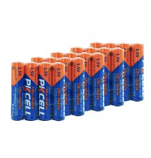 Комплект з 20 батарейок PKCELL Ultra Alkaline AAA LR03 1.5V по 4шт./плівка