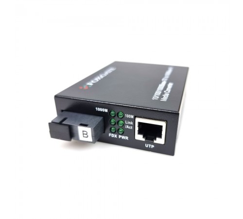Медіаконвертер FoxGate EC-Q-1G-1SM-1550nm-20 км Медіаконвертер FoxGate EC-Q-1G-1SM-1550nm-20 км
