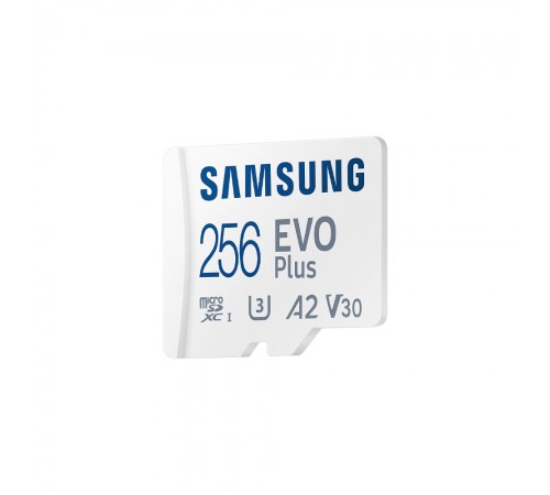 Карта пам'яті Samsung Evo Plus microSDXC 256GB UHS-I U3 V30 A2 + SD адаптер (MB-MC256SA/EU) Карта пам'яті Samsung Evo Plus microSDXC 256GB UHS-I U3 V30 A2 + SD адаптер (MB-MC256SA/EU)