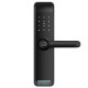 Розумний дверний біометричний замок SEVEN LOCK SL-7767BF black (врізна частина 6068 Auto)