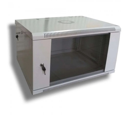 Шафа серверна Hypernet 6U 600 x 350 WMNC-35-6U-FLAT для мережевого обладнання Шафа серверна Hypernet 6U 600 x 350 WMNC-35-6U-FLAT для мережевого обладнання