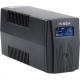 Джерело безперебійного живлення Vinga VPC-800P 800ВА / 480 Вт з LCD-дисплеєм у пластиковому корпусі
