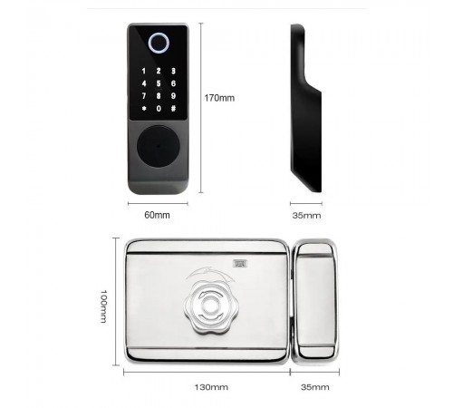 Розумний біометричний замок SEVEN LOCK SL-7770BF Розумний біометричний замок SEVEN LOCK SL-7770BF
