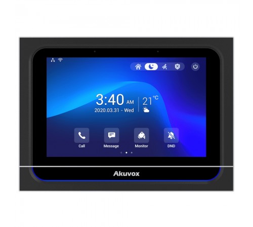 IP-відеодомофон з Wi-Fi 7" Akuvox X933W Black IP-відеодомофон з Wi-Fi 7" Akuvox X933W Black