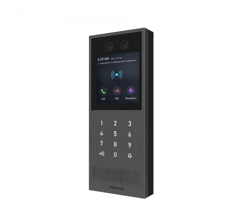 Багатоабонентна панель виклику Akuvox X912S з розпізнаванням обличчя, NFC та Bluetooth Багатоабонентна панель виклику Akuvox X912S з розпізнаванням обличчя, NFC та Bluetooth