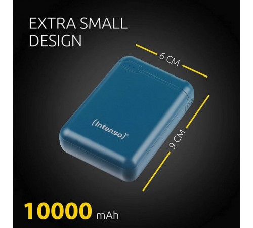 Повербанк Intenso Powerbank XS 10000 (petrol) ємністю 10000 мА·год Повербанк Intenso Powerbank XS 10000 (petrol) ємністю 10000 мА·год