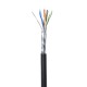 Кабель звита пара GoldMine GM FTP 4*2*0.5-CU PE MP кат.5е (FTP мідь зовнішній з несучим дротом) бухта 305м