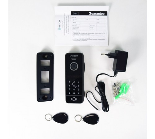 Відеопанель BCOM BT-400HD-AC Black з вбудованою клавіатурою і зчитувачем Mifare