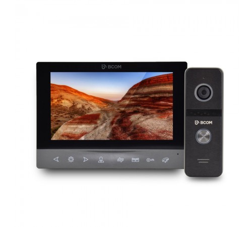 Комплект відеодомофону BCOM BD-791FHD/T Kit: відеодомофон 7" з підтримкою Tuya Smart і відеопанель Комплект відеодомофону BCOM BD-791FHD/T Kit: відеодомофон 7" з підтримкою Tuya Smart і відеопанель