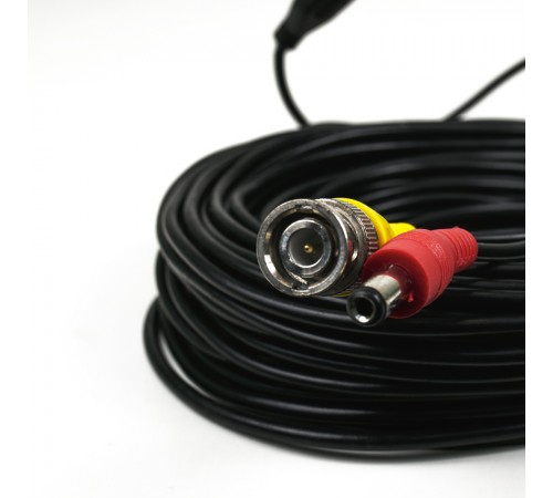 Кабель BNC-рower cable D 18 м (BNC+DC/BNC+DC) для передавання відеосигналу та живлення Кабель BNC-рower cable D 18 м (BNC+DC/BNC+DC) для передавання відеосигналу та живлення