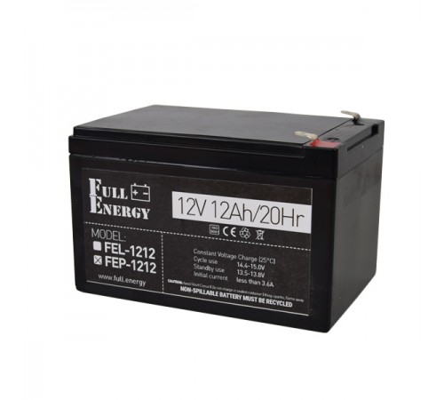 Акумулятор 12В 12 А·год для ДБЖ Full Energy FEP-1212 Акумулятор 12В 12 А·год для ДБЖ Full Energy FEP-1212