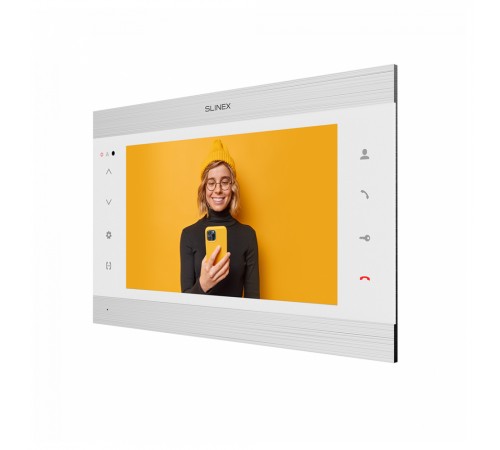 Відеодомофон Slinex SL-10N Cloud (silver + white) з Wi-Fi, детектором руху і записом відео Відеодомофон Slinex SL-10N Cloud (silver + white) з Wi-Fi, детектором руху і записом відео