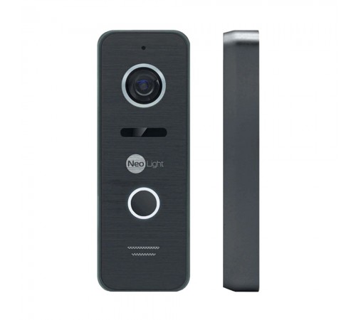 Комплект відеодомофона Neolight NeoKIT HD Pro WF B/Black: відеодомофон 7" з Wi-Fi з детектором руху і 2 Мп відеопанель
