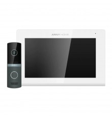 Комплект відеодомофона ARNY AVD-7423A White + AVP-NG230 2Мп Graphite