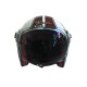 Мотошолом відкритий Beon B-108A ABS SUPER SPORT SHINY CREAM/RED (глянець кремовий/червоний), розмір L