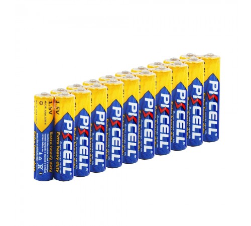 Комплект з 20 батарейок PKCELL Extra Heavy Duty AAA R03P 1.5V по 2шт/.плівка Комплект з 20 батарейок PKCELL Extra Heavy Duty AAA R03P 1.5V по 2шт/.плівка