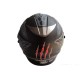 Мотошолом інтеграл Eхdrive EX-09B Jaws Matt Black (розмір XL)