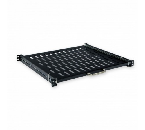 Полиця висувна 19" CMS UA-SHSL-400B 1U 400 мм, чорна Полиця висувна 19" CMS UA-SHSL-400B 1U 400 мм, чорна