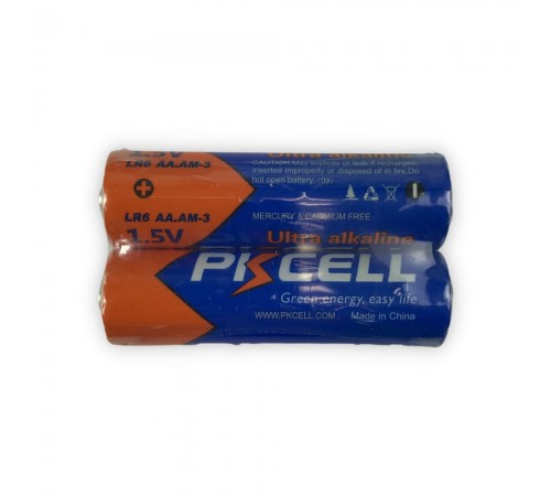 Батарейка PKCELL Ultra Alkaline AA LR6 1.5V, 2шт./плівка Батарейка PKCELL Ultra Alkaline AA LR6 1.5V, 2шт./плівка