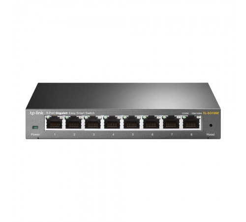 Комутатор TP-Link EasySmart TL-SG108E 8-портовий керований Комутатор TP-Link EasySmart TL-SG108E 8-портовий керований