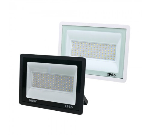 Комплект прожекторів світлодіодних Lightwell 100W чорний LW-FL-B-100 та білий LW-FL-W-100 Комплект прожекторів світлодіодних Lightwell 100W чорний LW-FL-B-100 та білий LW-FL-W-100