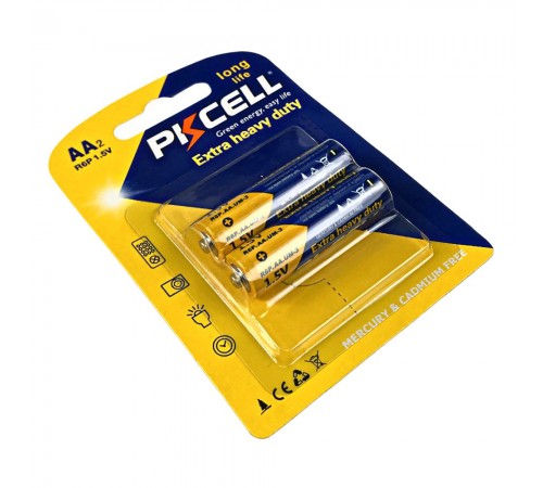 Комплект з 20 батарейок PKCELL Extra Heavy Duty AA R6P 1.5V по 2шт./блістер Комплект з 20 батарейок PKCELL Extra Heavy Duty AA R6P 1.5V по 2шт./блістер