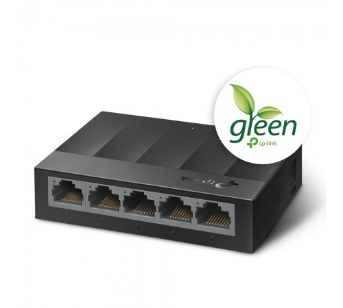 Комутатор TP-Link LiteWave LS1005G 5-портовий некерований Комутатор TP-Link LiteWave LS1005G 5-портовий некерований