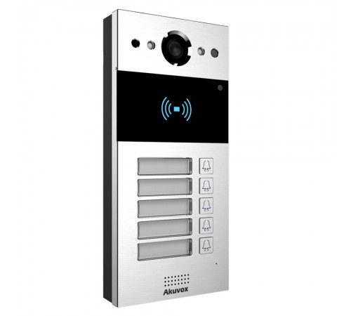 IP-панель виклику 2 Мп Akuvox R20B X5 On-Wall на 5 абонентів
