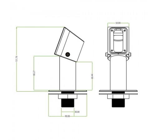 Кронштейн ZKTeco Rots-02 Package для біометричного терміналу Кронштейн ZKTeco Rots-02 Package для біометричного терміналу