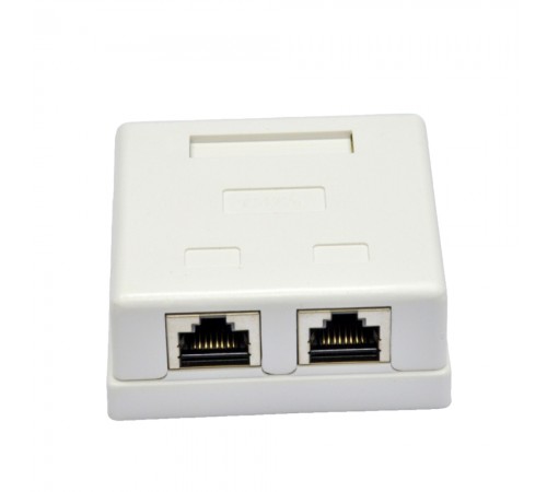 Розетка зовнішня EPNew 2хSTP, кат. 6, RJ45 Розетка зовнішня EPNew 2хSTP, кат. 6, RJ45