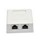 Розетка зовнішня EPNew 2хSTP, кат. 6, RJ45